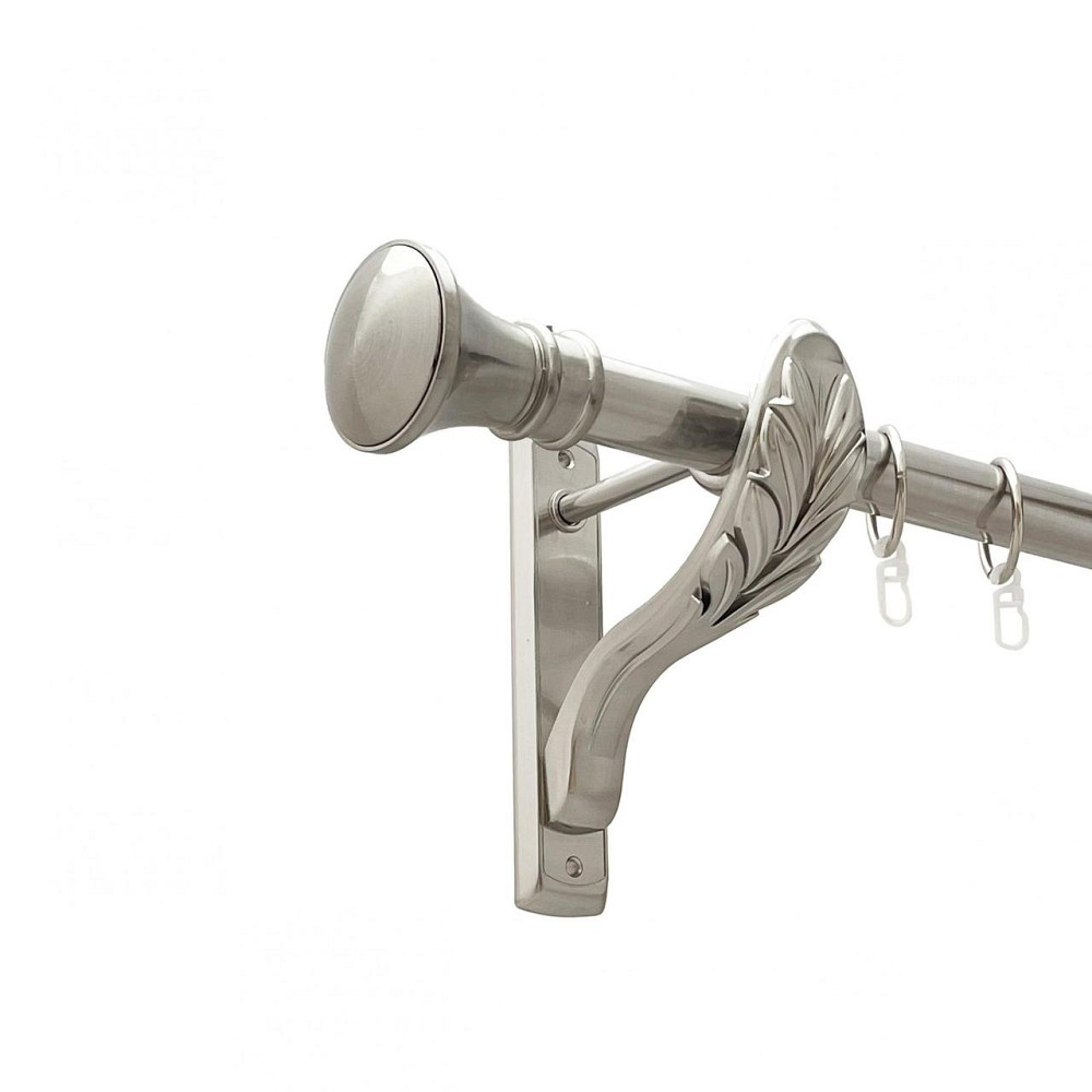 Карниз Orvit Люксор металевий однорядний ретро гладка труба кільце металеве Нержавіюча Сталь 25 мм 300 см (00-00021558) Львів - фото 1