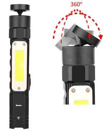 Фонарь с магнитом Goread Y112 USB XPG+COB 10000 лм IP65 Винница