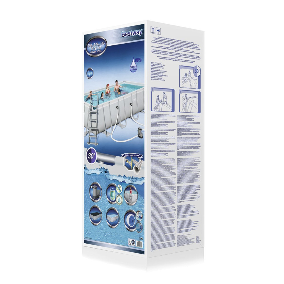 Бассейн каркасный Bestway 56465 (549-274-122 см), 14812 л Винница - изображение 9