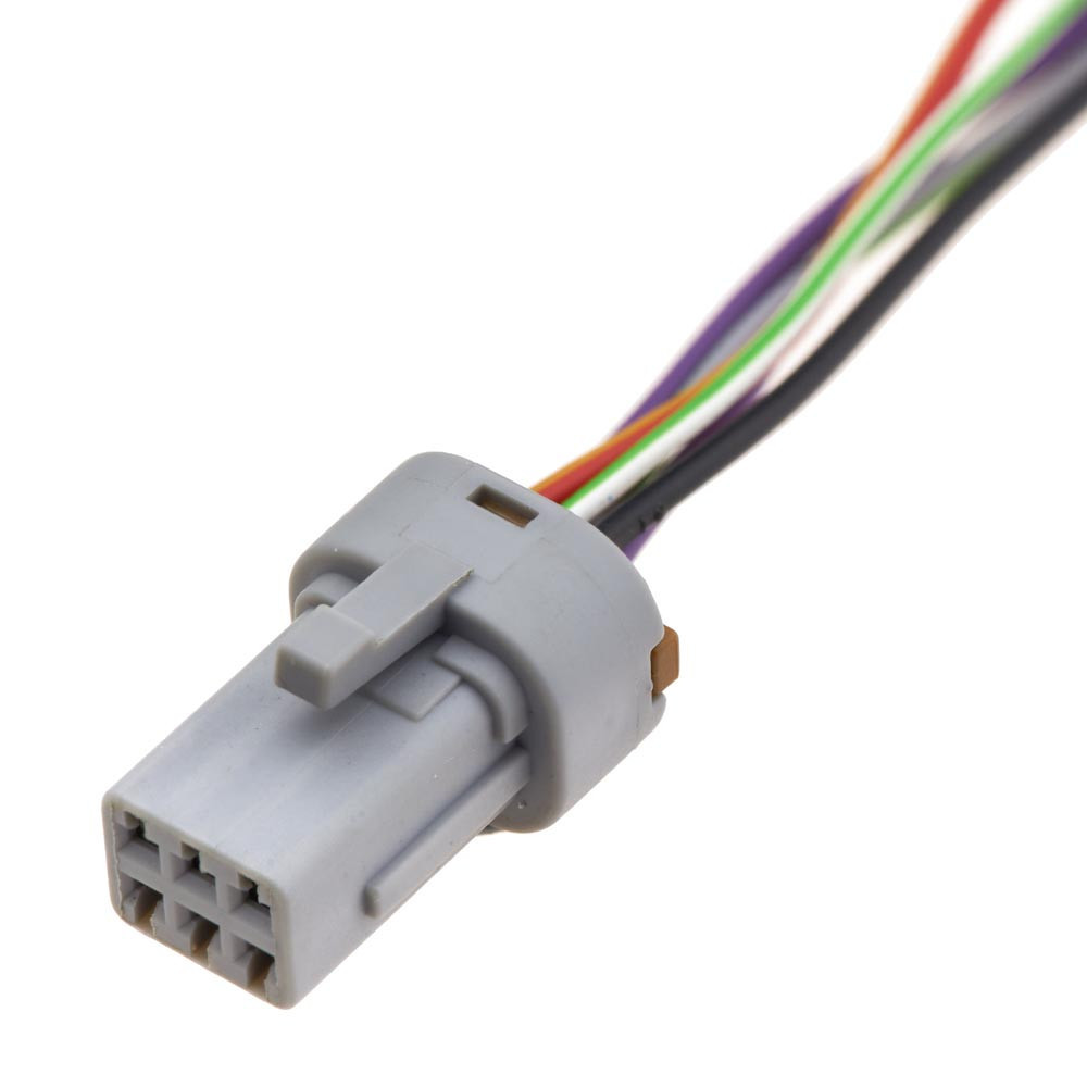 Електричний з'єднувач із дротом, 6-контактний Сірий, Пластик, Київ - фото 1