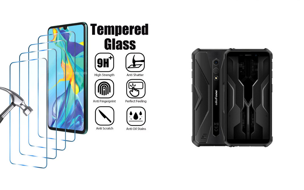 Захисне скло ArmorGlass для Ulefone Armor X12, Armor X12 Pro – стійке до подряпин та ударів Київ - фото 1