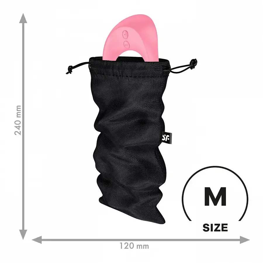 Мішечок для зберігання іграшок Satisfyer Treasure Bag M Black Львів - фото 1