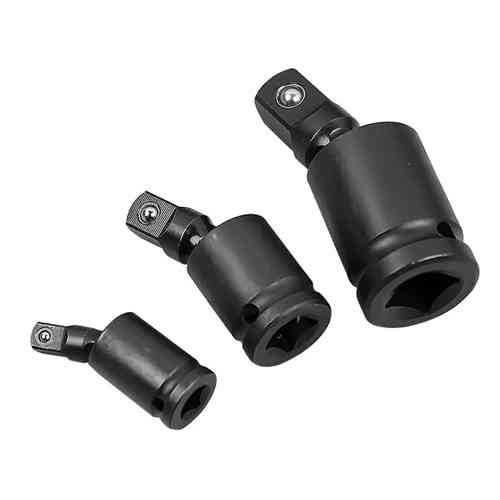 Набор карданных шарниров 1/2 1/4 3/8 для торцевых головок, ударные, Cr-Mo Вінниця