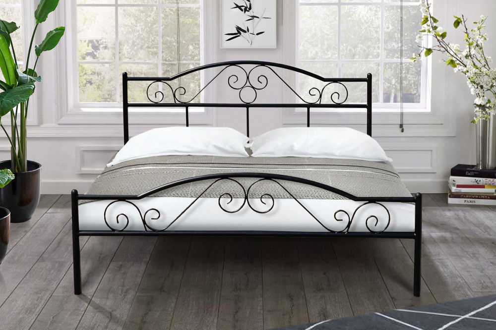 Ліжко Регіна 1600*2000, чорний Київ - фото 2