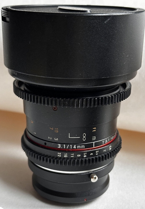 Объектив Samyang 14mm T3,1 Cine ED AS IF UMC для Canon. Харьков - изображение 6