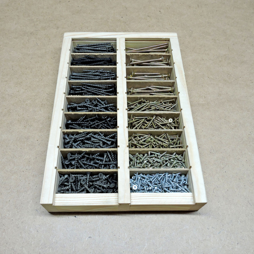 Набір 2х саморізів і шурупів по дереву 1440 шт Миколаїв - фото 1