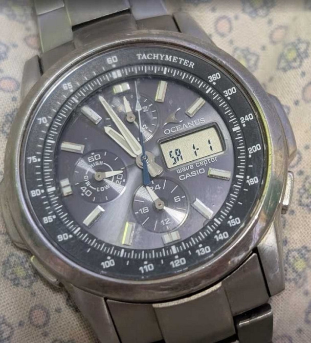 Фирменные часы Casio Oceanus OCW-500 Solar Киев - изображение 6