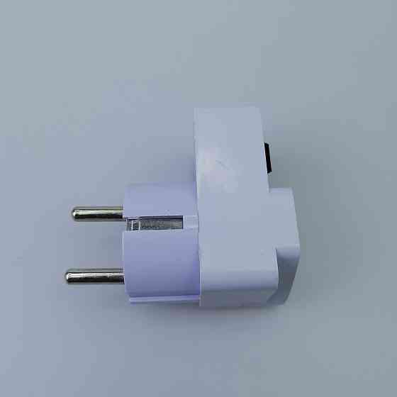 Універсальний адаптер з US/UK/AU на EU з вимикачем Київ