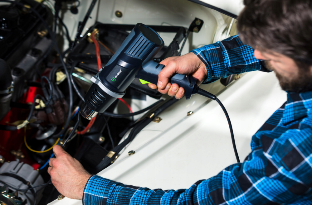 Фен будівельний Wuber 2000Вт 600°C з регулюванням температури (Польща) Київ - фото 10