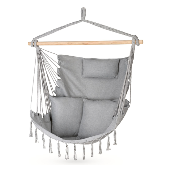 Бразильське крісло - гамак Outtec Boho XXL сірий Киев