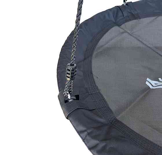 Гойдалка гніздо підвісна садова LEOBRO 100 см (чорна) (SW100-BLACK) Київ