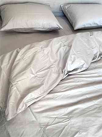 Ecotton Підковдра на блискавці Ecotton полуторний 150х215 см сатин із бавовни однотонний світло Коломыя