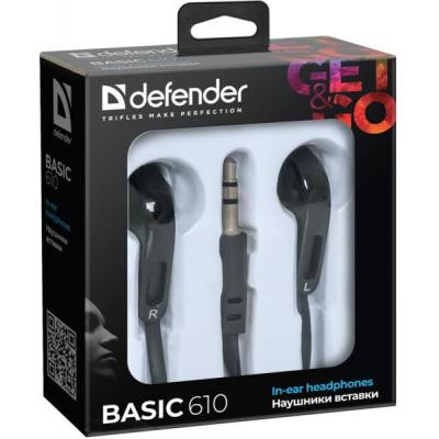 Наушники Defender Basic-610 Black (63610) Винница - изображение 2