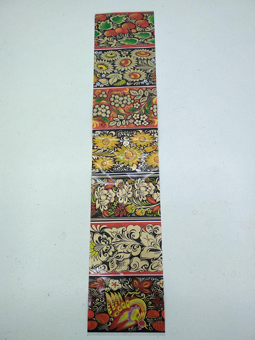 Термоетикетки для великодніх 7 яєць "Хохлома" (100 шт) Харків - фото 1