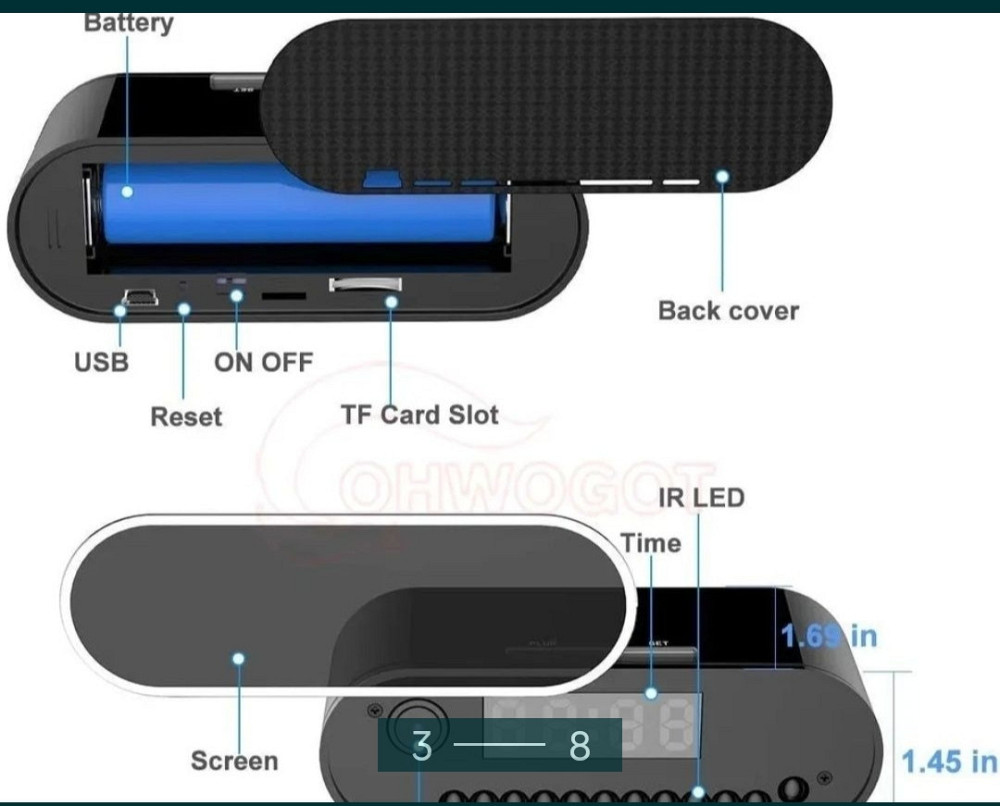 Wi-Fi скрытая камера в часах Харьков - изображение 3