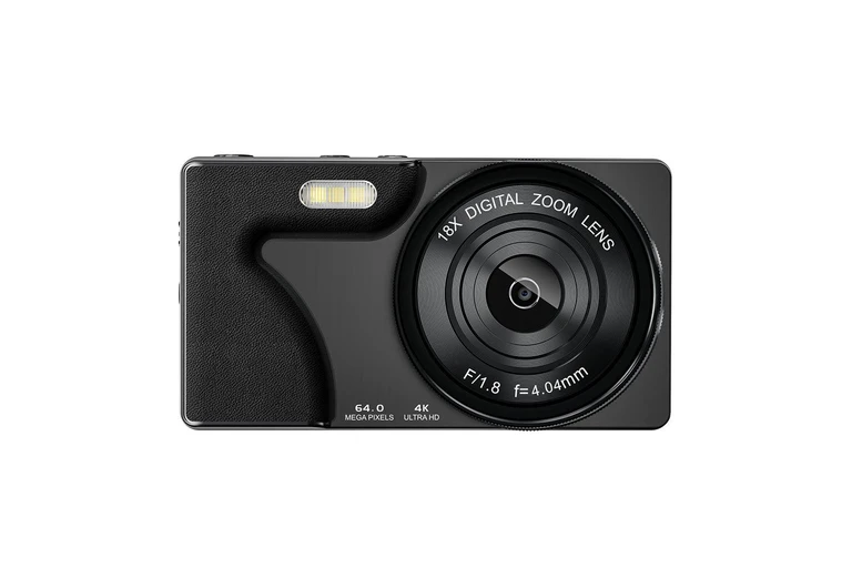 Цифрова камера Wevoor A62 4K 64 МП, автофокус, Dual Camera, 18x Zoom, 2000 мАг + карта 64 ГБ, чорна Київ - фото 3