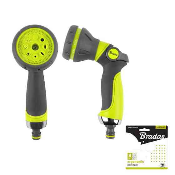 8-функціональний пістолет-розпилювач, ERGONOMIC, LIME LINE, LE-5114 Київ
