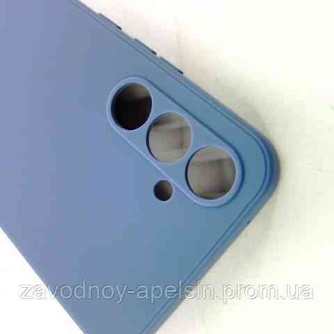 Samsung A54 A546 Чохол силіконовий Захист камери (синій) Одеса