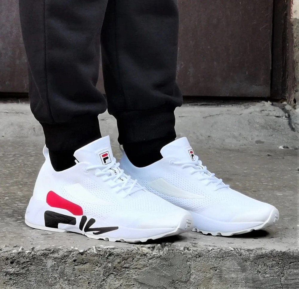 Кросівки FILA Білі Жіночі Філа Тканинні (розміри: 41,42,43) Дніпро - фото 3