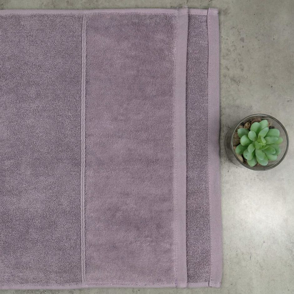 Банное полотенце махра/велюр GM Textile 70x140см Премиум качества Milado 550г/м2 (Виноградный) Сумы - изображение 4