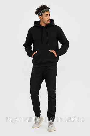Худі базове утеплене Ray Basic чоловіче чорне (U0401M-Black) Київ