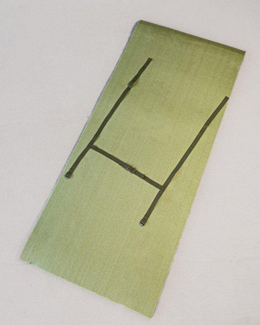 Туристичний коврик каремат товстий великий 190 80 2 см з кріпленням стропи для транспортування Одеса - фото 16