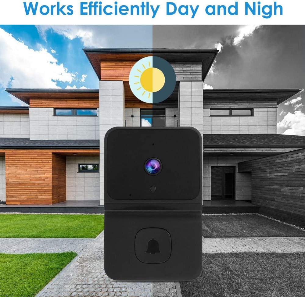 Бездротовий відеодзвінок BT Chou (Wi-Fi): Smart Doorbell з HD-камерою, нічним баченням та двостороннім аудіо Київ - фото 12