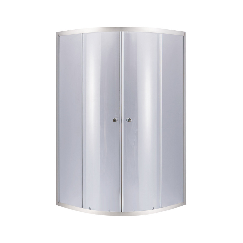 Душова кабіна Lidz Latwa SC90x90.SAT.MID.GR, скло тоноване 4 мм без піддона Київ - фото 1