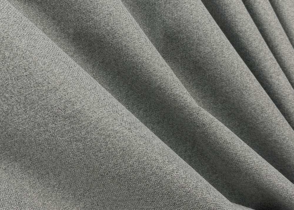 Комплект готових штор VR-Textil Льон блекаут № 1821ш Сірий 200х270 см 2 шт (32-503) Київ - фото 6