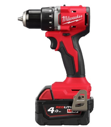 Дриль-шуруповерт акумуляторний безщітковий MILWAUKEE M18 BLDDRC-402C, 60,5Нм (зарядний пристрій М12-18 С, 2 акумулятори М18 В4 4 Одеса - фото 2