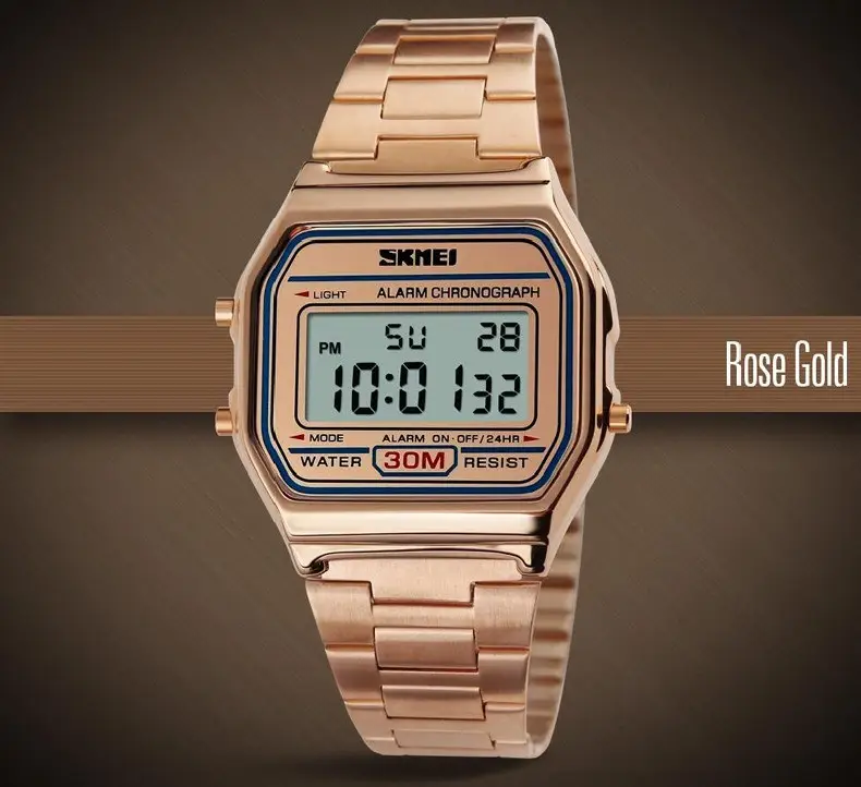 Мужские наручные часы Skmei 1123 Popular (Розовое золото) Винница - изображение 4