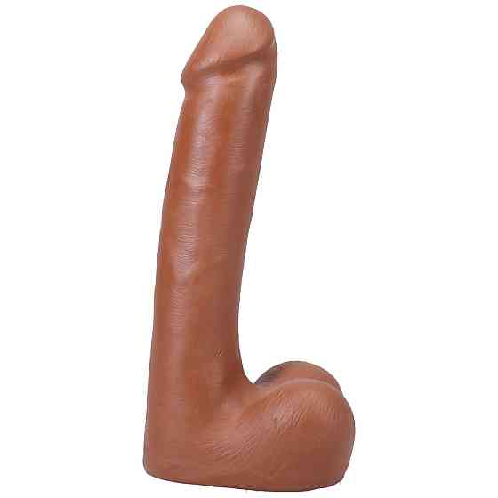 Фалоімітатор Doc Johnson The Realistic Cock ULTRASKYN - 9 Inch with Balls Caramel Sex Aura Київ