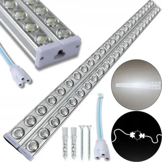 Світлодіодна стельова лампа з лінзами TUBE light T10 220v Київ