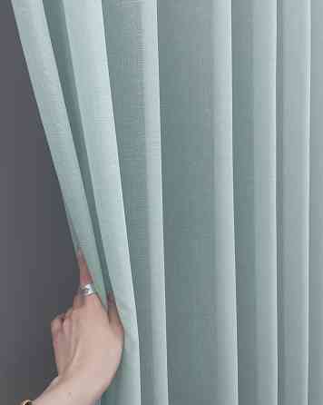 Тюль VR-Textil 1311т Мікро-льон Блакитний 250х270 см (43-173) Київ