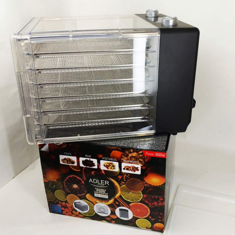 Сушарка для овочів та фруктів Adler AD 6660 600Вт харчовий дегідратор ZT-80 Львів - фото 5