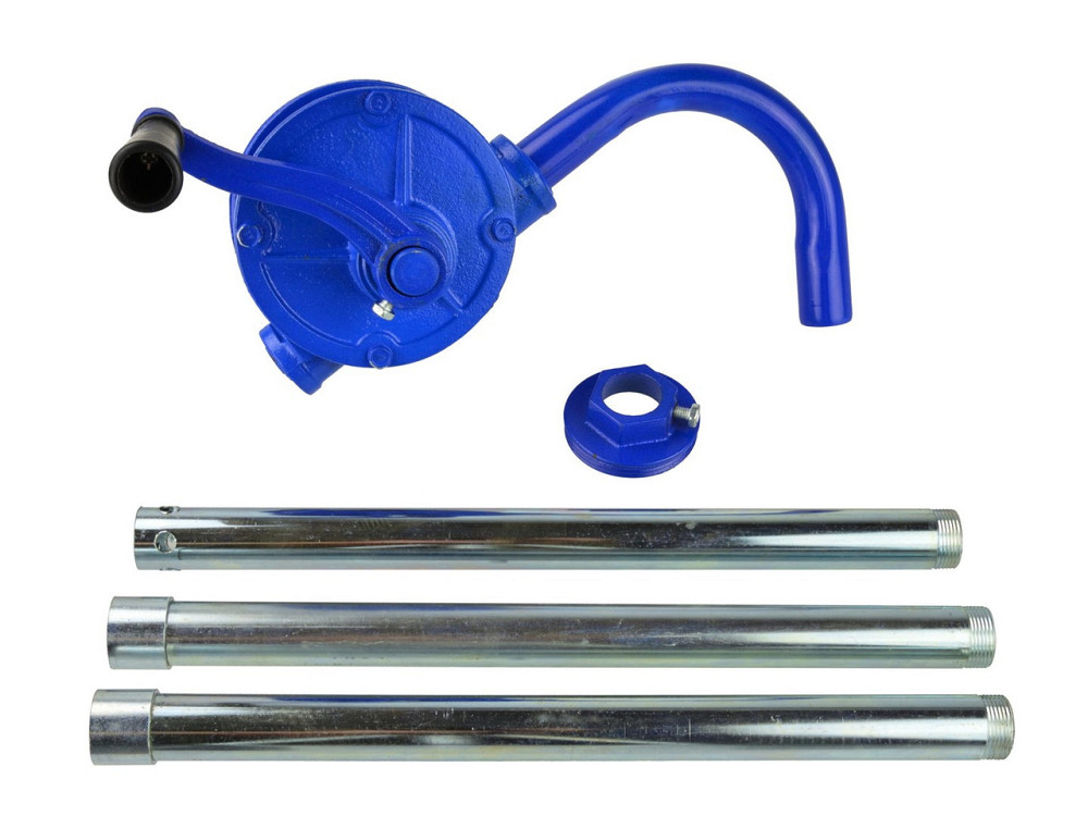 Помпа ручна для оливи бочкова "GeKo" корбова (роторна), 25л/хв. Киев - изображение 3