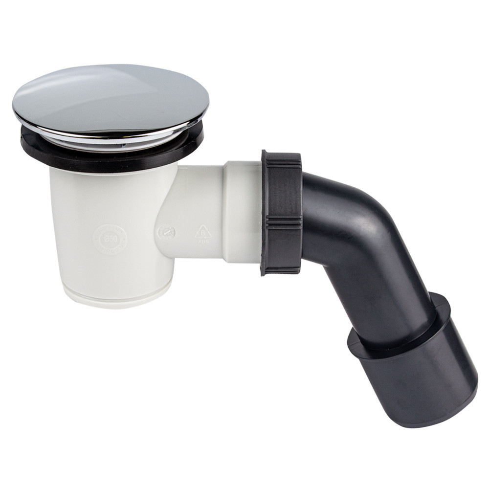 Сифон для душового піддона Tourbillon Ø 50 мм з адаптером Ø40/50 мм WIRQUIN (9544120) Київ - фото 6