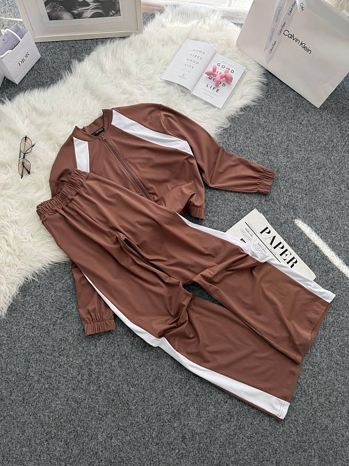 Жіночий прогулянковий костюм-двійка: кофта та штани трикотаж Моко, 46/48 Одеса - фото 9