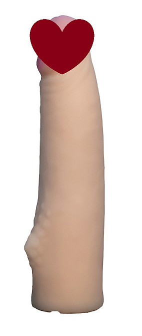 Насадка для страпона телесная EGZO Ciberskin NSTR07 ( 18,5 см х 3,8 см ) Sex Aura Киев - изображение 1