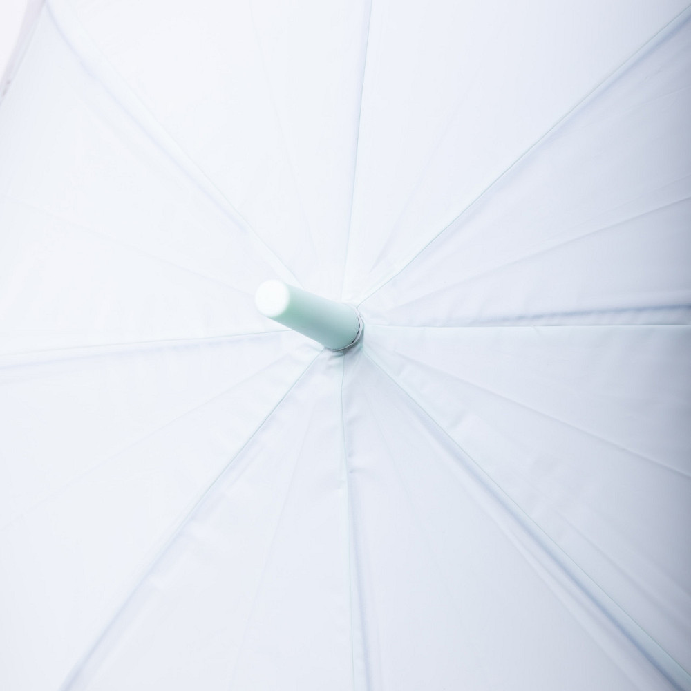 Класична дитяча парасолька-тростина напівавтомат з поліестеру міцна надійна 8 спиць діаметр 94 см М'ятний HP-23-11M Київ - фото 2