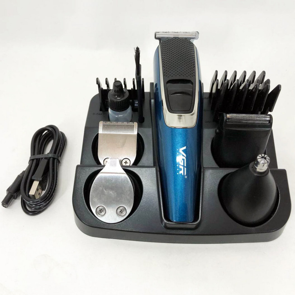 Машинка для стрижки з потужним акумулятором, Машинка для стрижки волосся з регульованою довжиною GH-77 Київ - фото 10