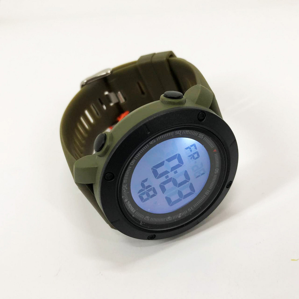 Чоловічий тактичний годинник SKMEI 2122AGWT, Брендові чоловічі годинники, Годинники AS-500 для чоловіка Київ - фото 9