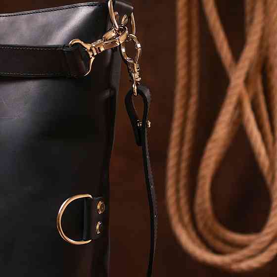 Стильна вінтажна сумка жіноча Shvigel 16338 Чорний Київ