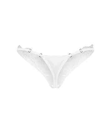 Трусики Obsessive Arrowel White crotchless thong L/XL Sex Aura Київ