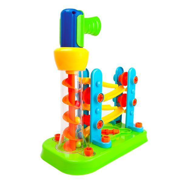 Набір для складання Edu-Toys Гірка-зигзаг з інструментами 54 деталі (JS021) Харків - фото 4