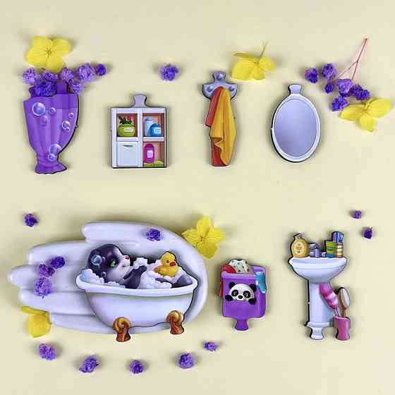 Деревянный пазл-вкладыш 