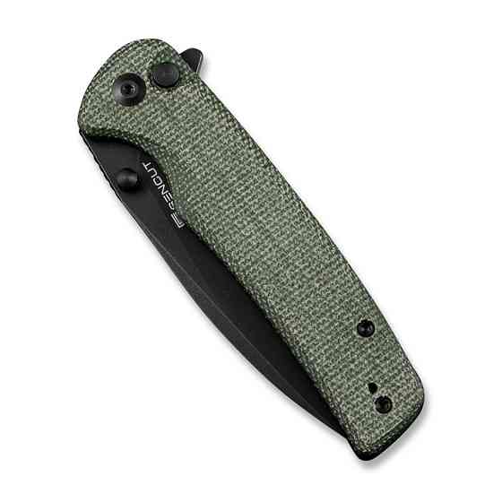 Ніж складаний туристичний Sencut Sachse, (8.8 см)  9Cr18MoV / Micarta зелений Київ