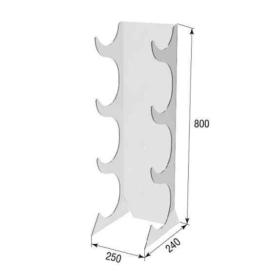 Подставка витрина EKOSTAR 250х240х800 Киев