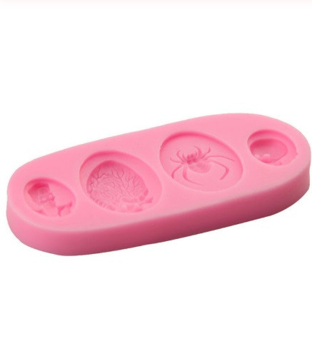 Молд силиконовый Хэллоуин 49 на 109 мм розовый Киев - изображение 5