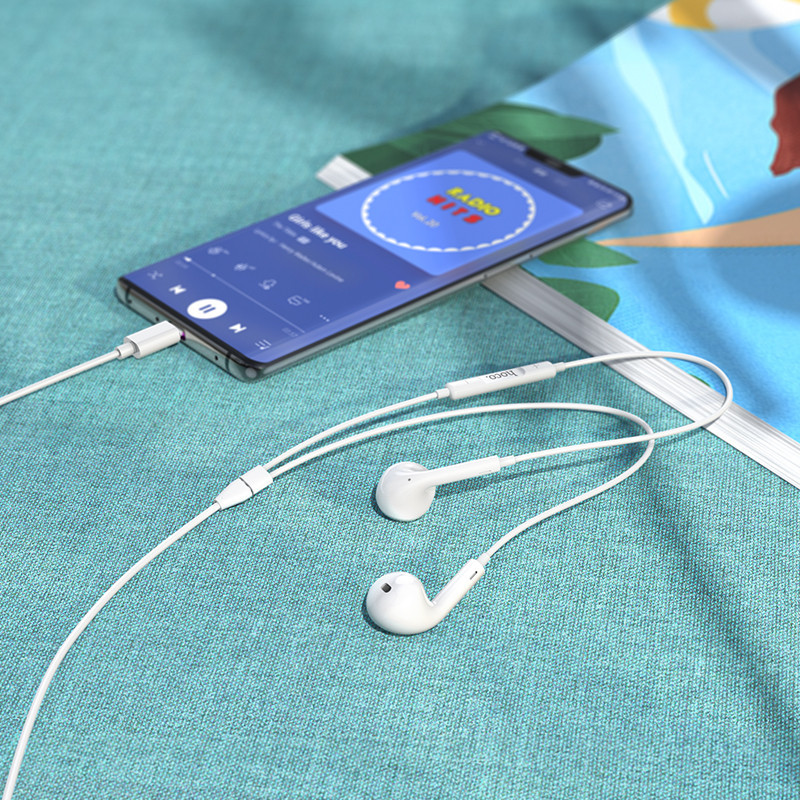 Навушники HOCO M1 Max з мікрофоном, білий Київ - фото 2